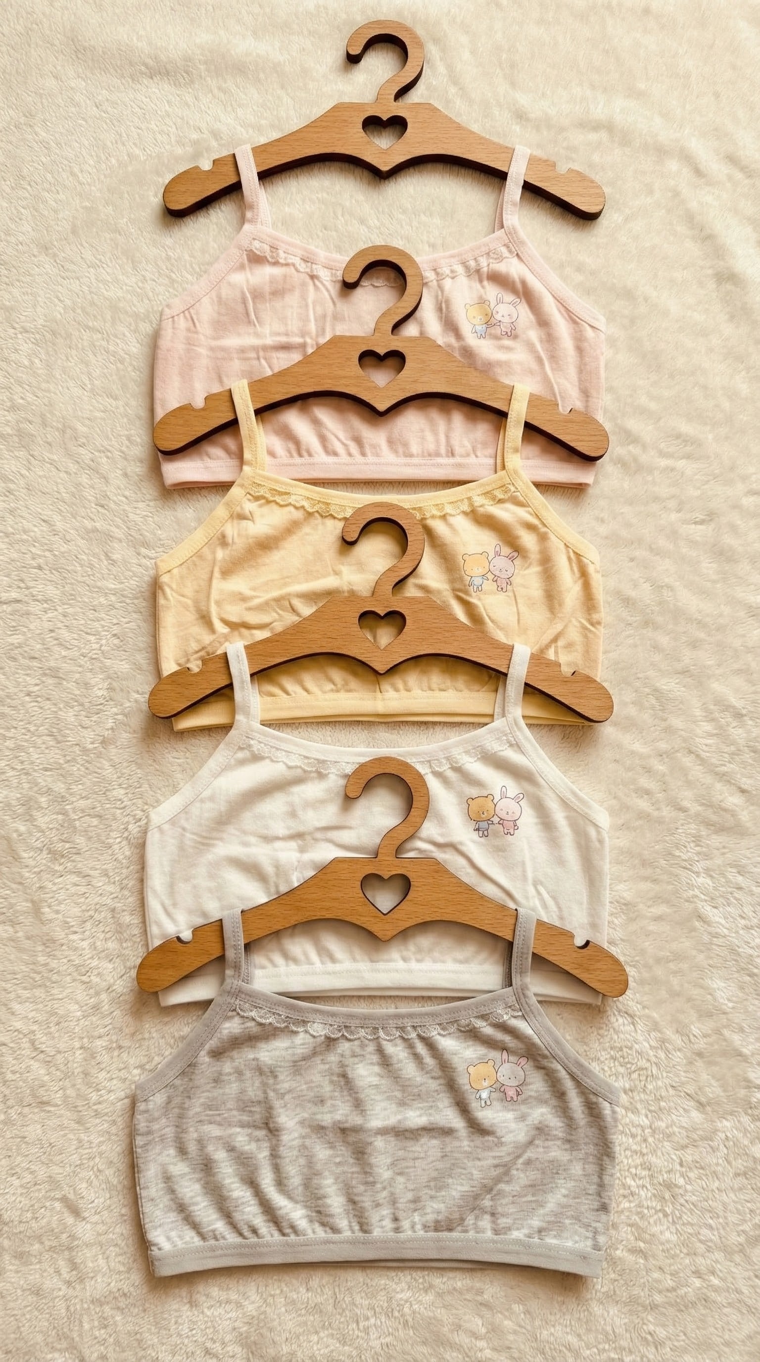 The "Best Friends" Cotton Cami - Set of 4