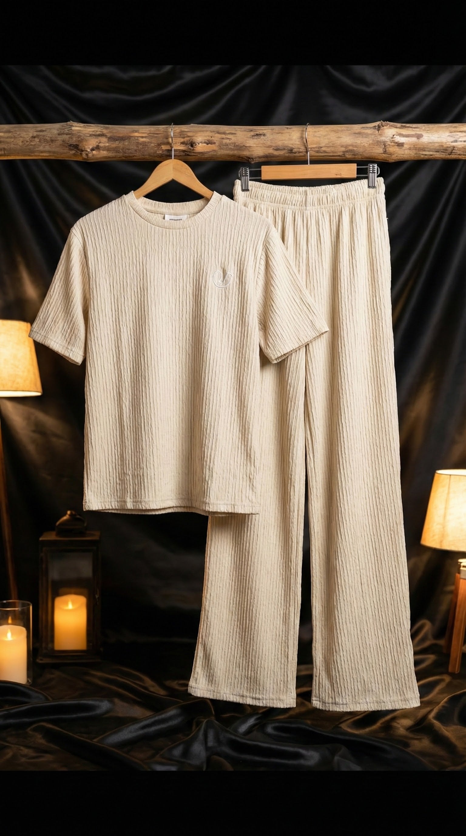 The Vienna Crinkle-Texture Co-ord Set