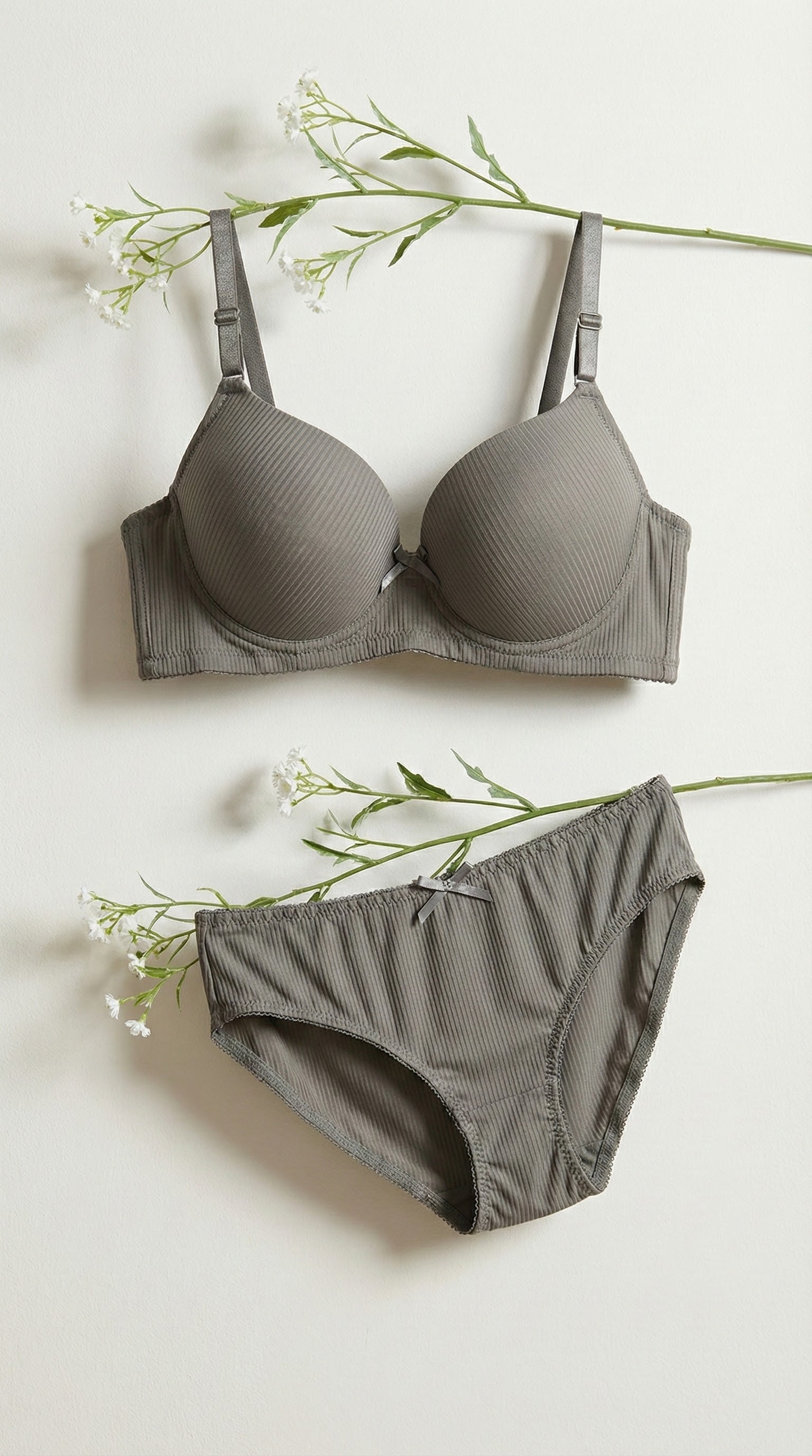 Soft-Touch Ribbed Lounge Set